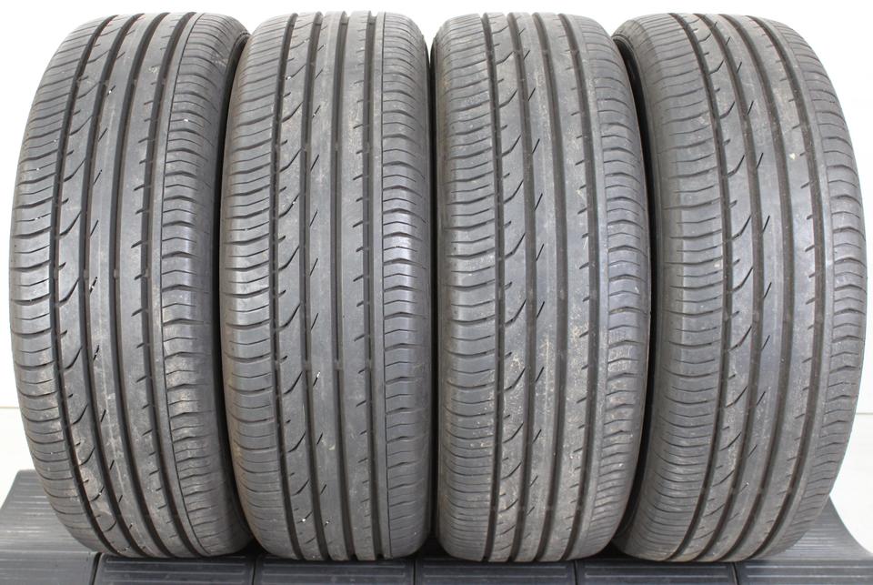 4x 215/55R18 95H CONTINENTAL SOMMERREIFEN 7-7,5MM 2016 #1HFT
