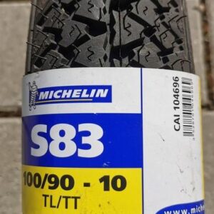 1 X 100/90-10 53L MICHELIN S83 ROLLER REIFEN NEU 2020 FREIHAUS