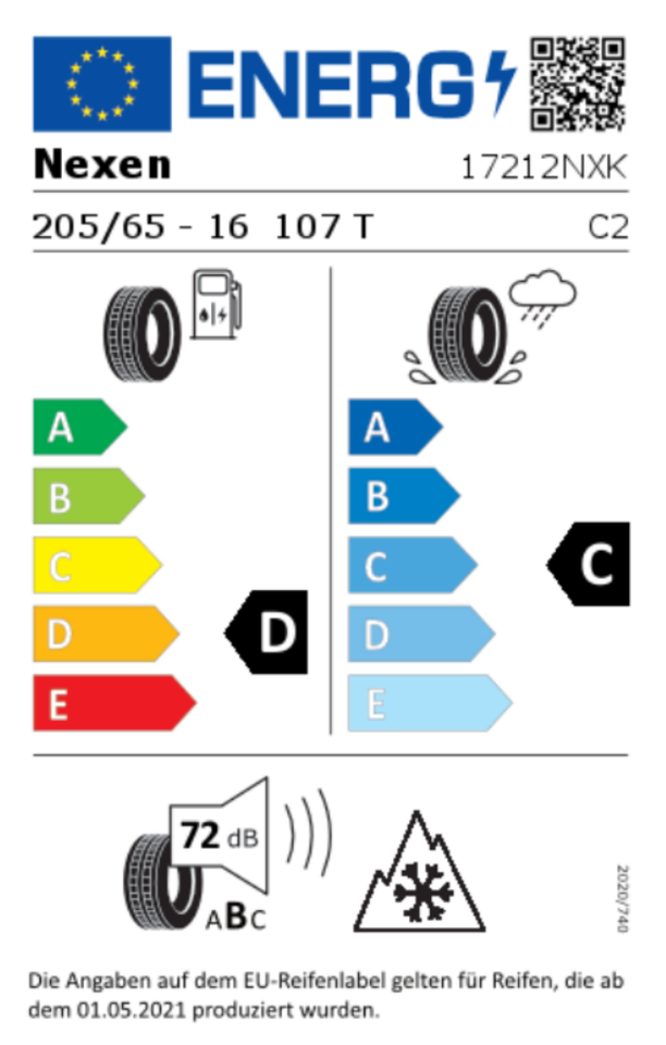 4 X 205/65R16C 107/105T NEXEN WINGUARD WT1 WINTERREIFEN ★ NEU – Bild 6