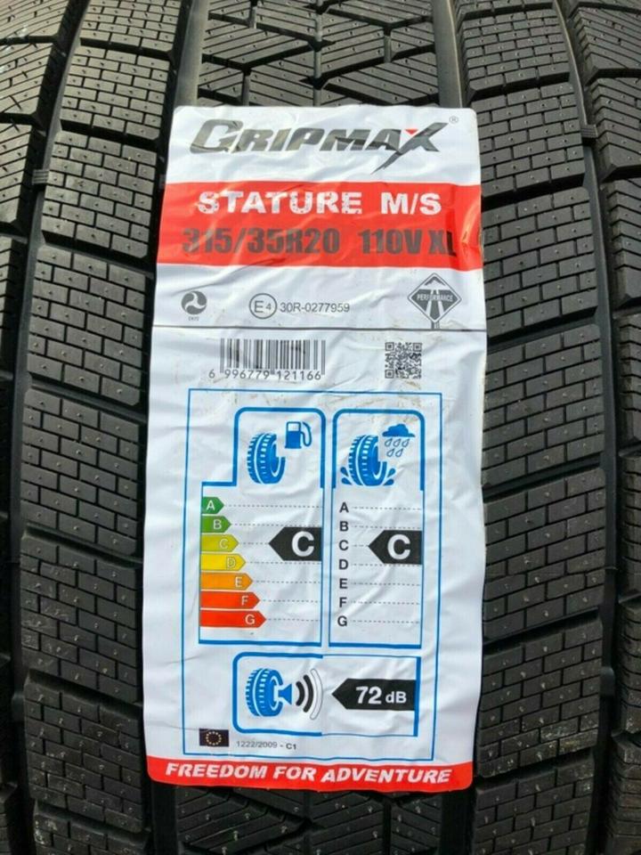 2 X 315/35R20 110V GRIPMAX STATURE WINTERREIFEN NEU ★ FREIHAUS – Bild 3