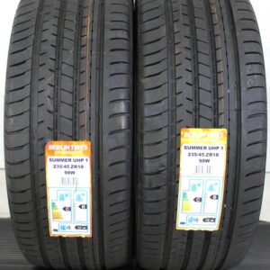 2x 235/45R18 98W BERLIN TIRES SUMMER UHP1 SOMMERREIFEN XL #1I1N