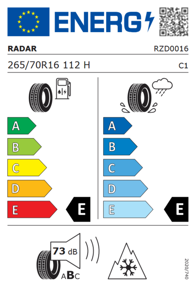 4 X 265/70R16 112H RADAR RENEGADE A/T GANZJAHRESREIFEN NEU – Bild 6