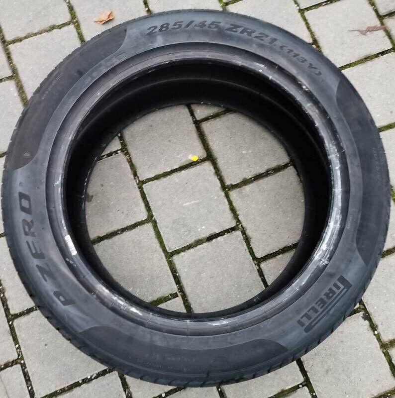 1x 285/45R21 113Y PIRELLI PZERO SOMMERREIFEN 6,5-7MM 2018 #5329 – Bild 3
