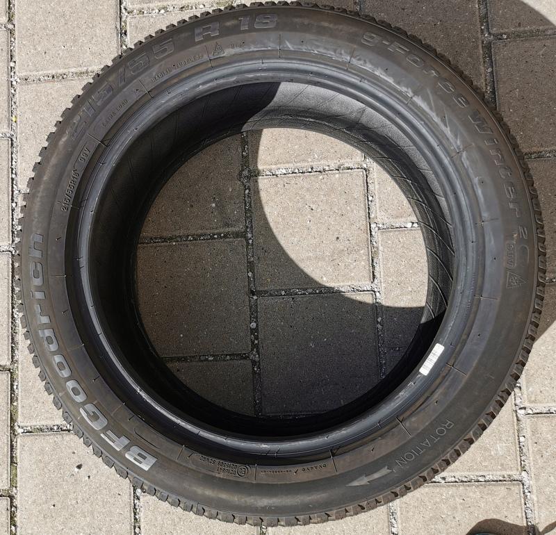 1x 215/55R18 99V BFGOODRICH G-FORCE WINTER 2 7-7,5MM 2021 #7246 – Bild 3