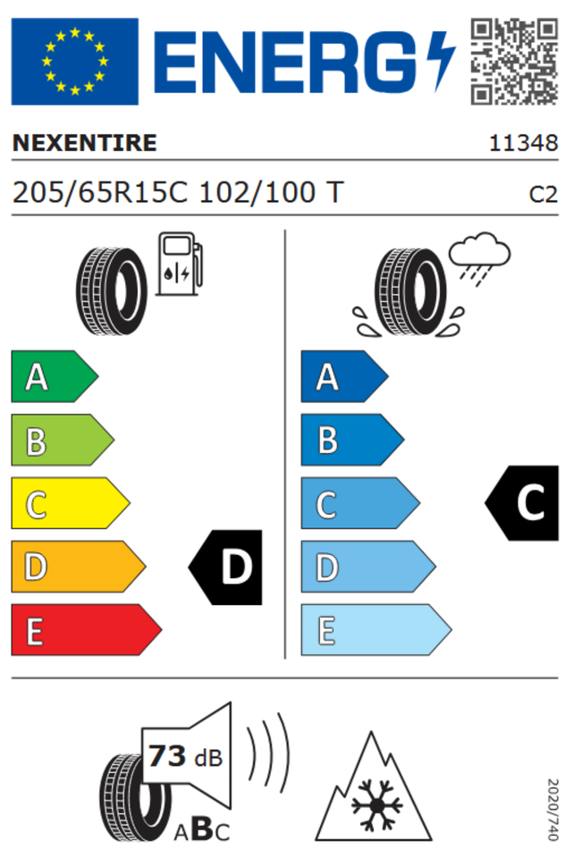 4 X 205/65R15C 102T NEXEN N`BLUE 4SEASON VAN GANZJAHRESREIFEN★NEU – Bild 6