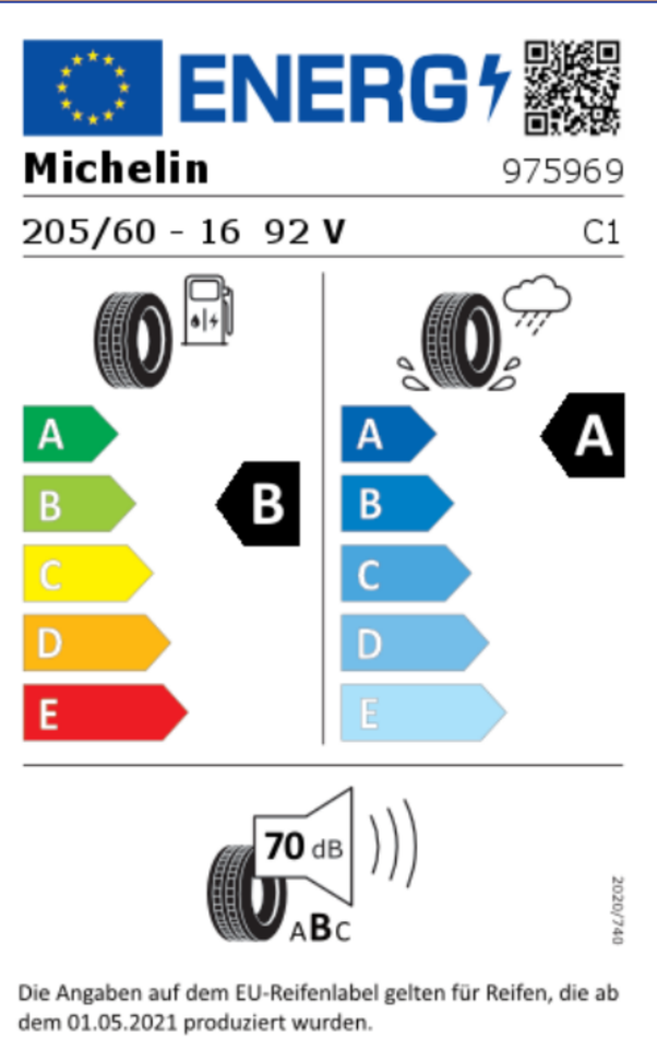 4 X 205/60R16 92V MICHELIN PRIMACY 5 SOMMERREIFEN NEU – Bild 3