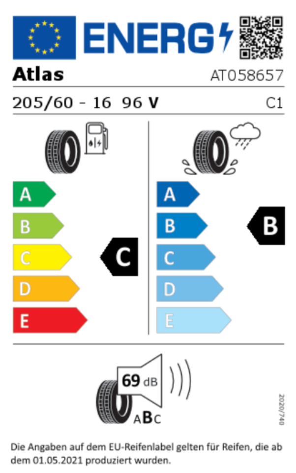 4 x 205/60R16 96V XL ATLAS SPORT GREEN-2 SOMMERREIFEN NEU – Bild 2