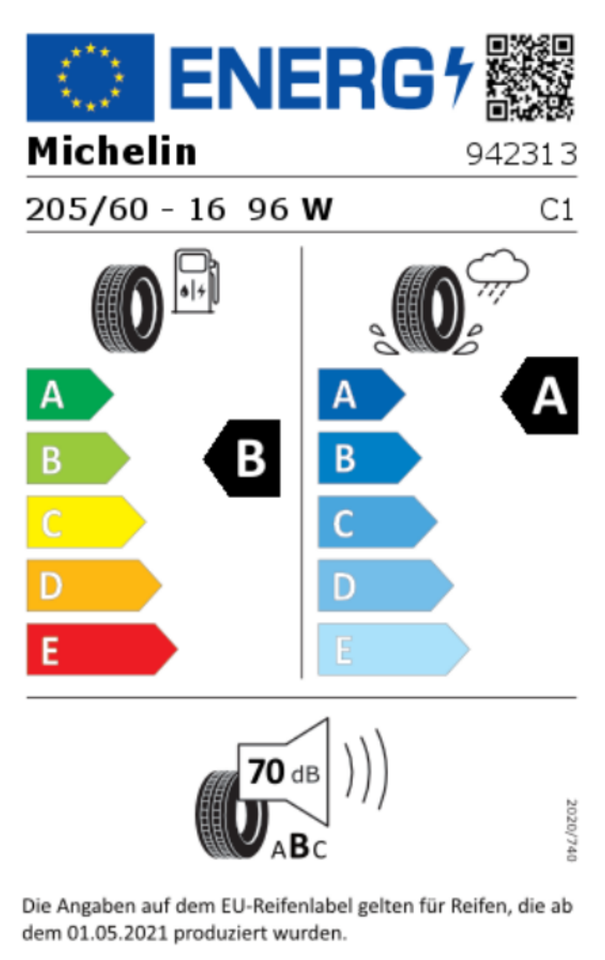4 X 205/60R16 96W XL MICHELIN PRIMACY 5 SOMMERREIFEN NEU – Bild 3