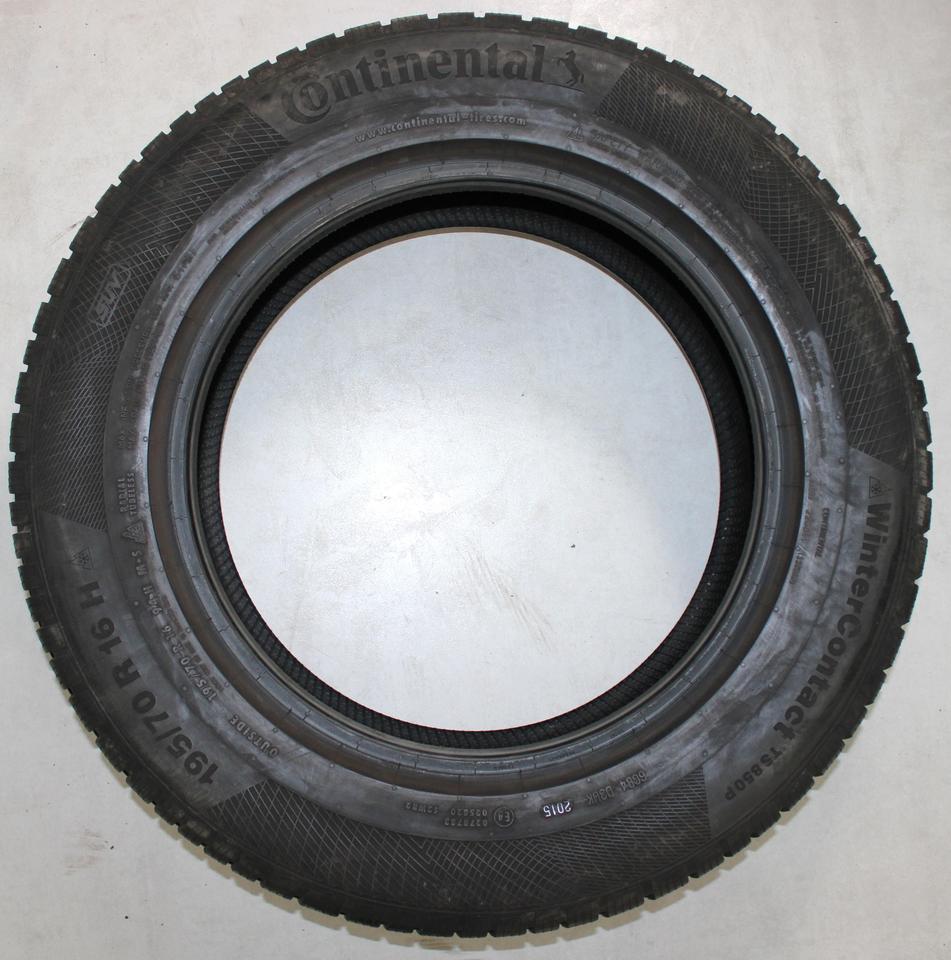 1x 195/70R16 94H CONTINENTAL WINTER CONTACT TS850P 2015 #1J5Z – Bild 4