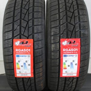 2x 215/55R16 97V ROADHOG RGAS01 GANZJAHRESREIFEN #1I3J