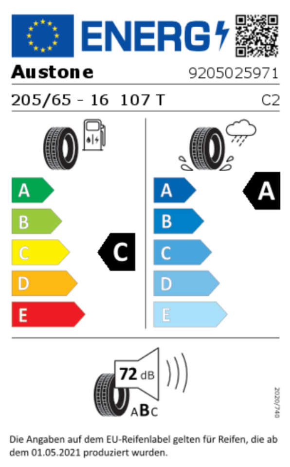 4 X 205/65R16C 107/105T AUSTONE SOMMERREIFEN NEU ★ FREIHAUS – Bild 8