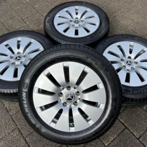 4 ORIGINAL ALU SOMMERRÄDER MERCEDES C-KLASSE W205 205/60R16 #1TIX