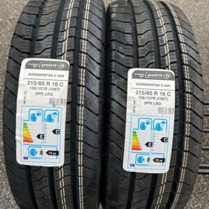 2x 215/65R16C 109/107R POINT S SOMMERREIFEN NEU 2019 #11YC