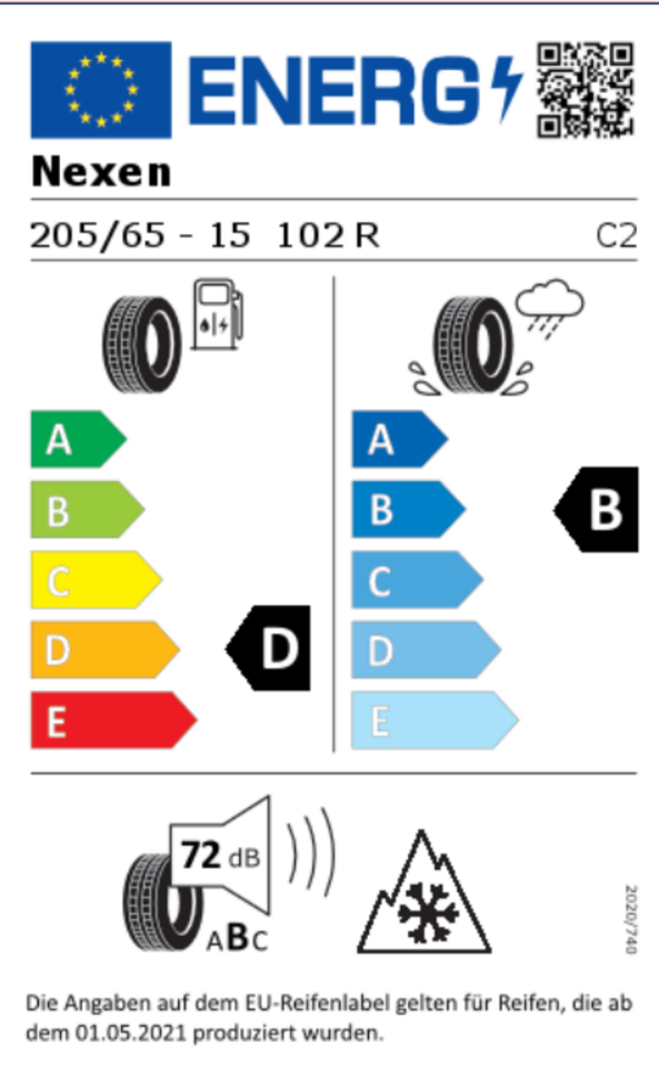 4 X 205/65R15C 102/100R NEXEN WINGUARD WT1 WINTERREIFEN ★ NEU – Bild 5