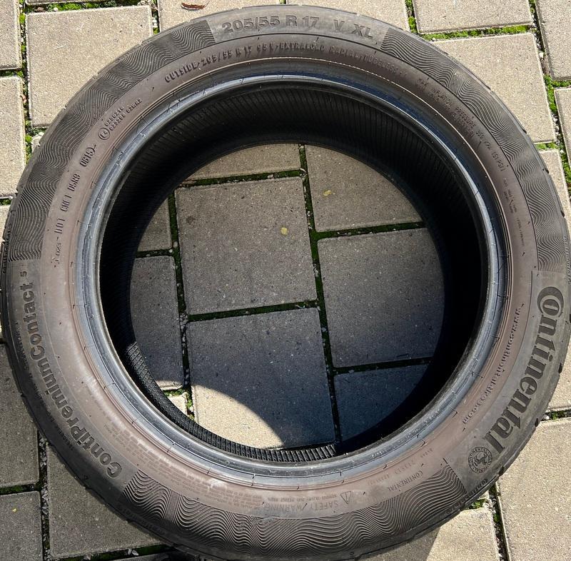 2x 205/55R17 95V CONTINENTAL SOMMERREIFEN 5,5-6MM 2015 #7882 – Bild 4