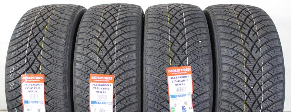 4x 225/45R19 96W BERLIN TIRES GANZJAHRESREIFEN 2024 XL NEU #1QDH – Bild 2