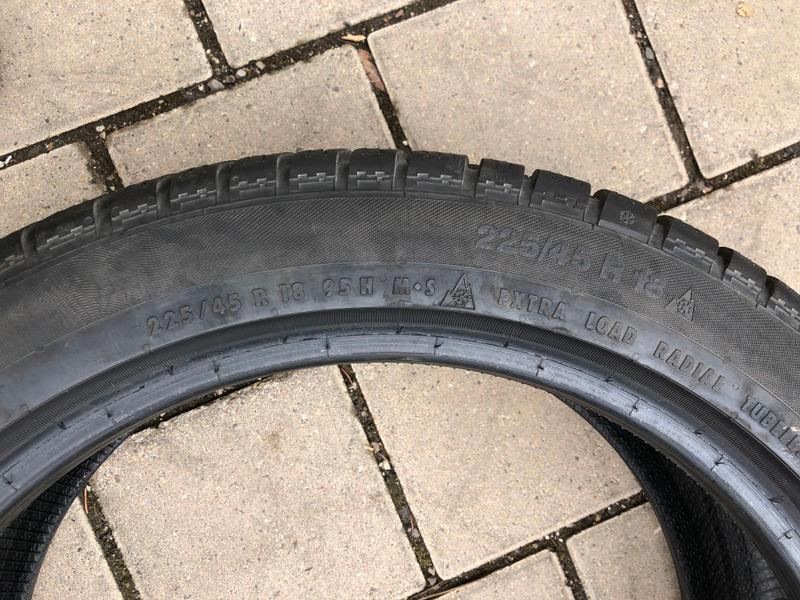 1x 225/45R18 95H CONTINENTAL WINTER CONTACT TS830P RUNFLAT #1558 – Bild 4