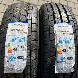 2x 205/75R16C 110/108R FALKEN LINAM R51 SOMMERREIFEN 2016 #7606