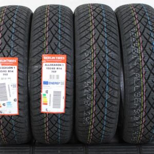 4x 155/65R14 75T BERLIN TIRES GANZJAHRESREIFEN 2023 #1GBK