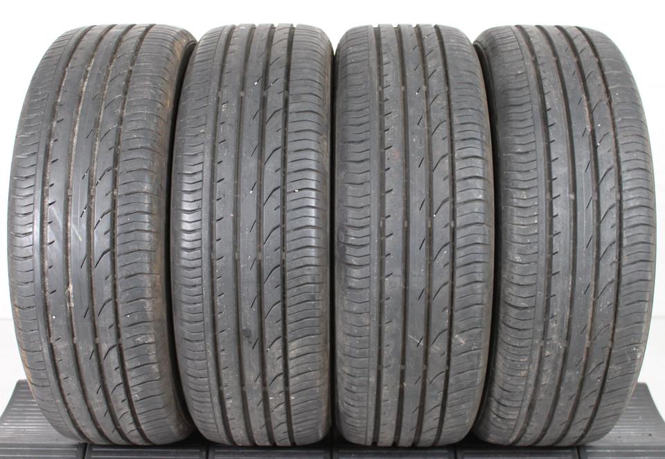 4x 215/55R18 95H CONTINENTAL SOMMERREIFEN 6-6,5MM 2016 #148E