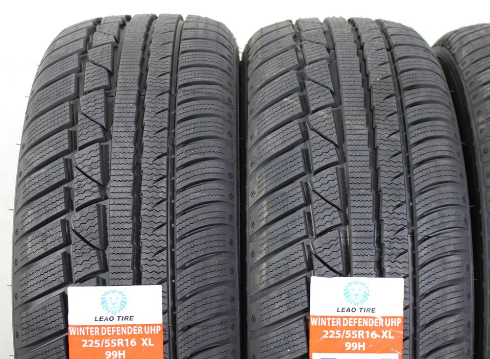 4x 225/55R16 99H LEAO WINTER DEFENDER UHP WINTERREIFEN XL #1U1B – Bild 3