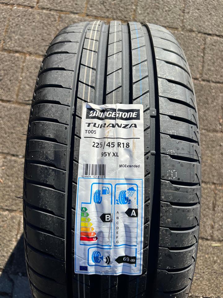 1x 225/45R18 95Y BRIDGESTONE TURANZA T005 MOE RUNFLAT 2020 #1RWN