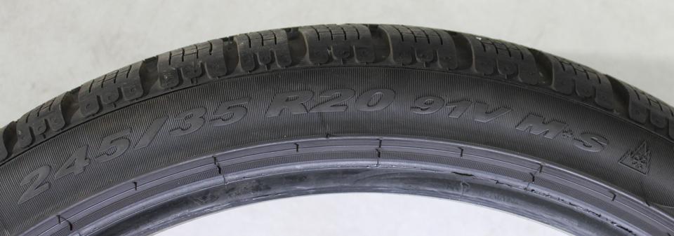2x 245/35R20 91V PIRELLI WINTERREIFEN 7MM 2016 N0 #1ONC – Bild 4