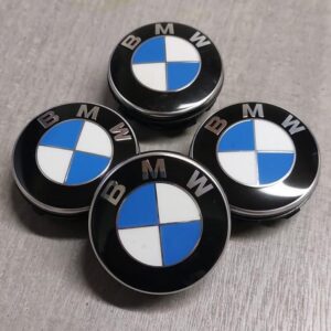 4 ORIGINAL BMW NABENDECKEL SCHWIMMEND 56MM 2455268 #1MES