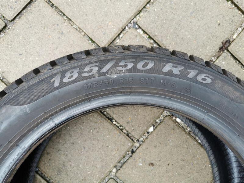 4x 185/50R16 81T PIRELLI WINTER CINTURATO WINTERREIFEN #6234 – Bild 5