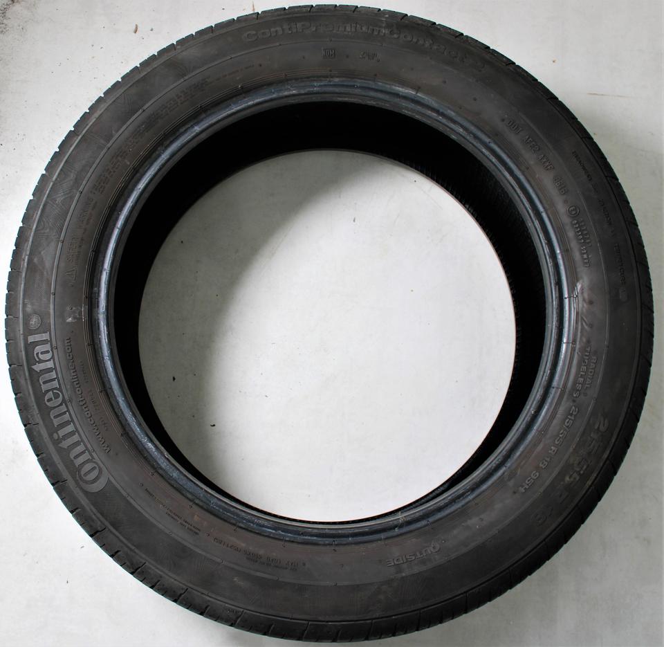 4x 215/55R18 95H CONTINENTAL SOMMERREIFEN 6-6,5MM 2016 #148E – Bild 6
