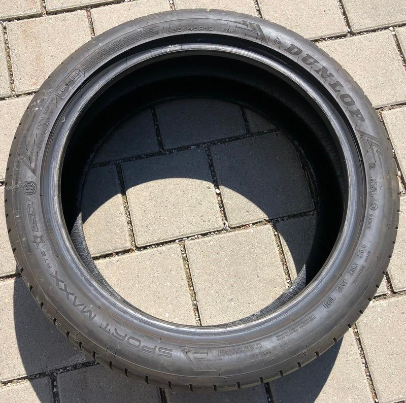 1x 225/45R19 92W DUNLOP SPORT MAXX RT2 RUNFLAT 6,5-7MM 2021 #3359 – Bild 3