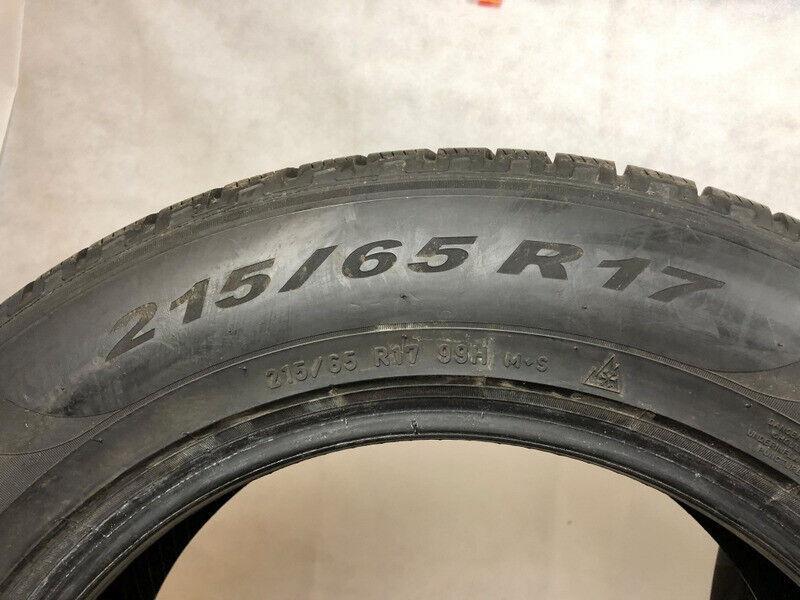 2x 215/65R17 99H PIRELLI SCORPION WINTER WINTERREIFEN #6876 – Bild 3