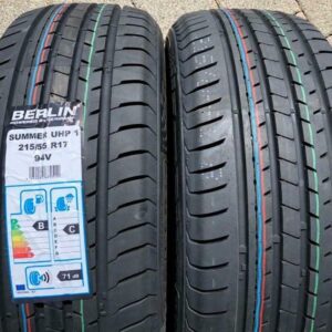 2x 215/55R17 94V BERLIN TIRES SUMMER UHP1 SOMMERREIFEN #120F
