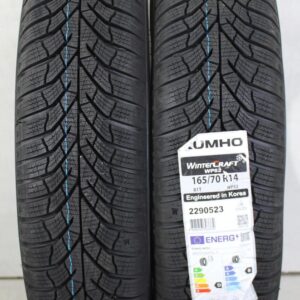 2x 165/70R14 81T KUMHO WINTER CRAFT WP52 WINTERREIFEN NEU #1SDH