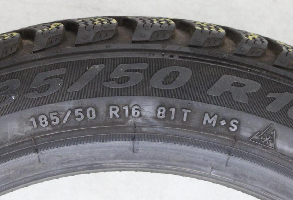 1x 185/50R16 81T PIRELLI WINTER CINTURATO WINTERREIFEN #23NM – Bild 4