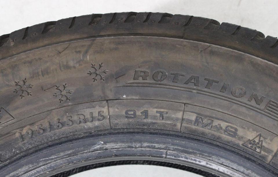 2x 195/65R15 91T DUNLOP WINTER RESPONSE-2 WINTERREIFEN #22YL – Bild 5