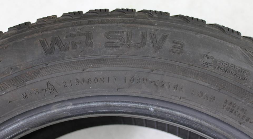 4x 215/60R17 100H NOKIAN WR SUV 3 WINTERREIFEN 2016 XL #1O7B – Bild 6