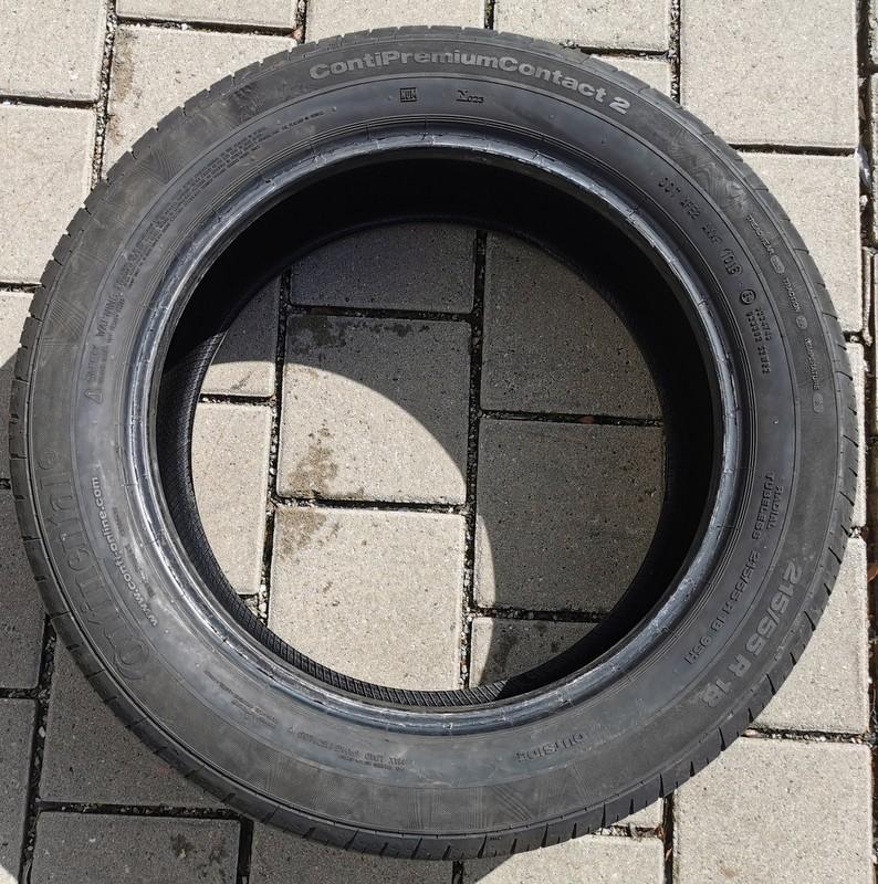 1x 215/55R18 95H CONTINENTAL PREMIUM CONTACT 2 7-7,5MM 2016 #2497 – Bild 3