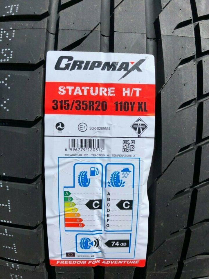 2 X 315/35R20 110Y GRIPMAX STATURE H/T SOMMERREIFEN NEU #13KF – Bild 3
