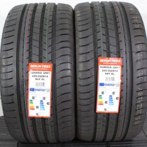 2x 255/35R18 94Y BERLIN TIRES SUMMER UHP1 SOMMERREIFEN NEU #1VQY