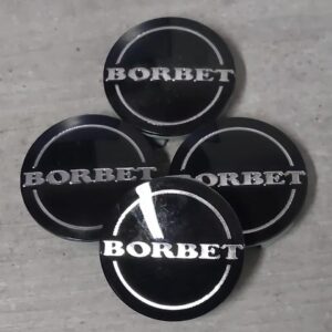 4x NABENDECKEL BORBET 55mm 74404 FREIHAUS #20BM