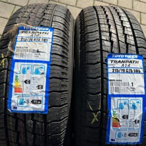 2x 215/70R15 98S TOYO TRANPATH A14 SOMMERREIFEN NEU 2016 #7605