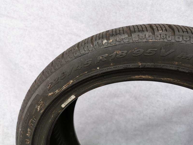 1x 225/45R18 95V PIRELLI SOTTOZERO 2 WINTERREIFEN RUNFLAT #9797 – Bild 3
