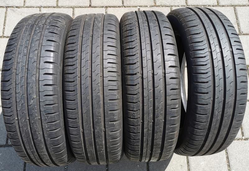 4x 165/60R15 77H CONTINENTAL ECO CONTACT 5 SOMMERREIFEN #15MC