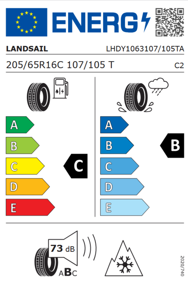 4 X 205/65R16C 107T LANDSAIL 4-SEASONS-2 ALLWETTERREIFEN 2025 NEU – Bild 5