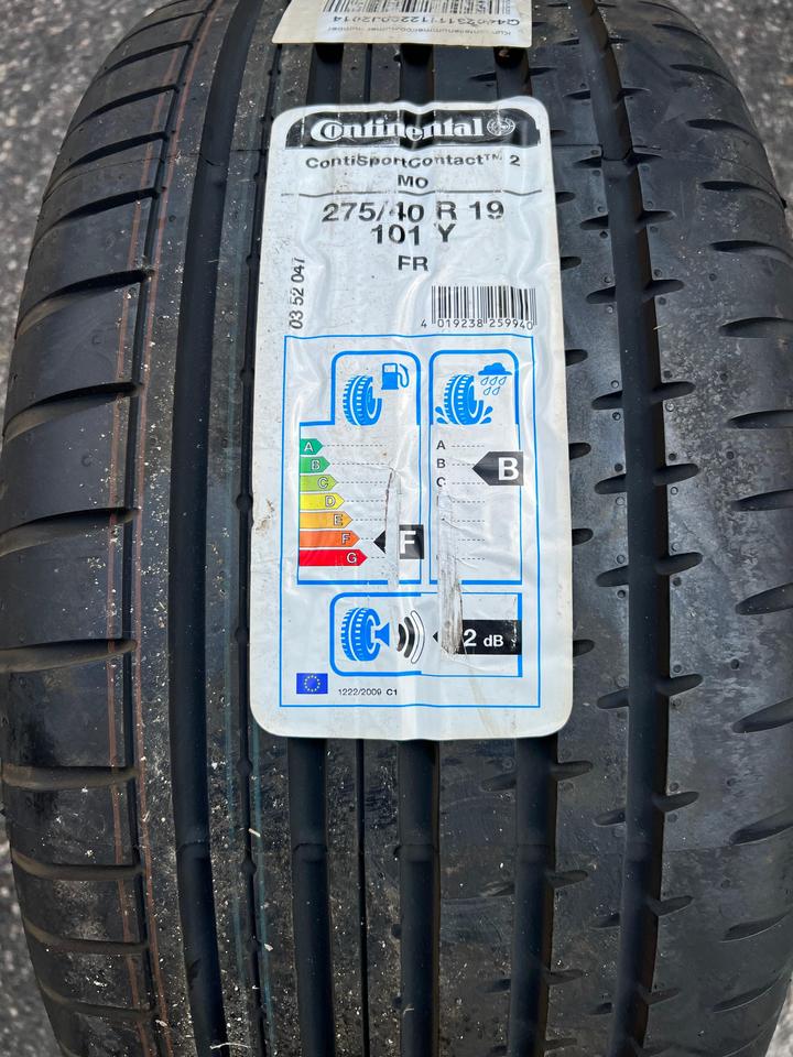 1x 275/40R19 101Y CONTINENTAL SPORT CONTACT 2 MO NEU 2014 #1HTT – Bild 2