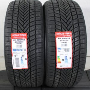 2x 225/45R18 95W BERLIN TIRES GANZJAHRESREIFEN 2024 NEU  #1QDL