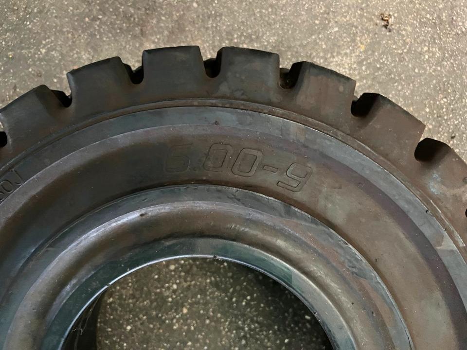 1 X 6.00-9 AD-TRAK INDUSTRIAL VOLLGUMMI STAPLER REIFEN – Bild 4