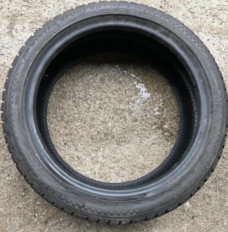 2x 205/45R17 88V DUNLOP WINTERREIFEN RUNFLAT 7,5MM 2015 #6508 – Bild 4