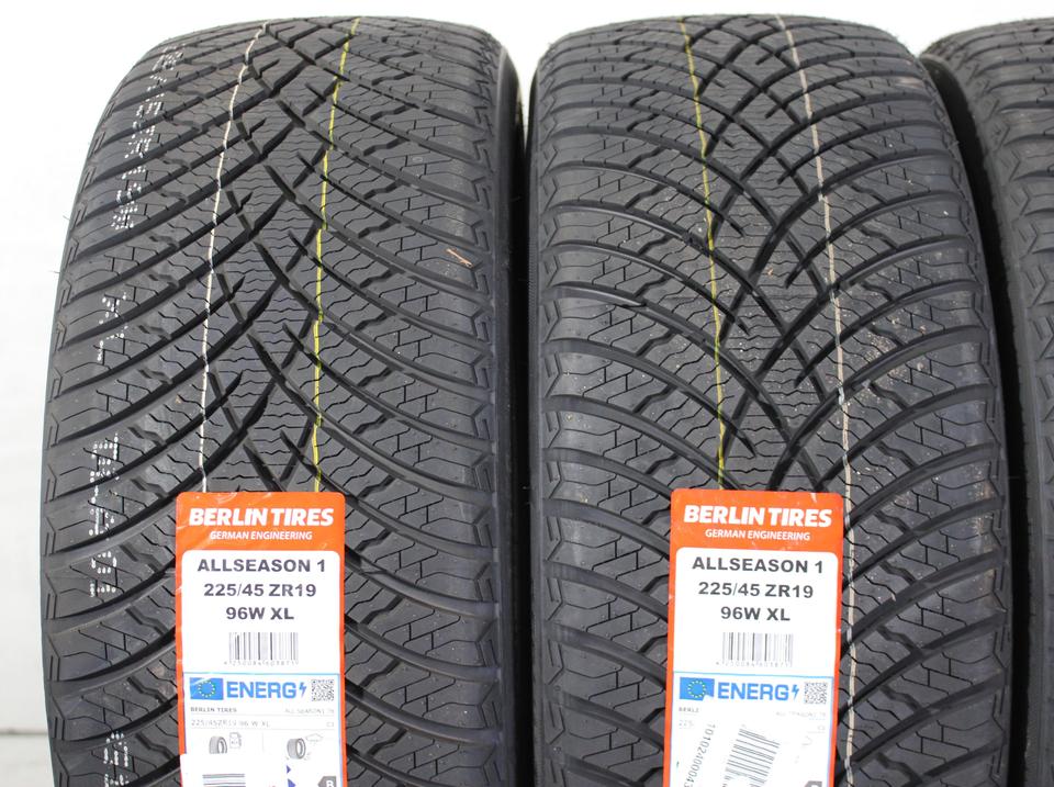 4x 225/45R19 96W BERLIN TIRES GANZJAHRESREIFEN 2024 XL NEU #1QDH – Bild 3
